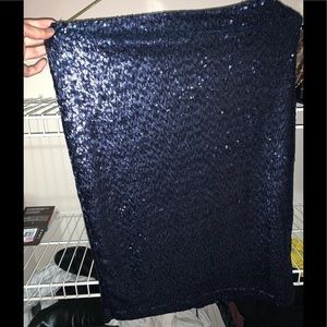 Sequins pencil skirt